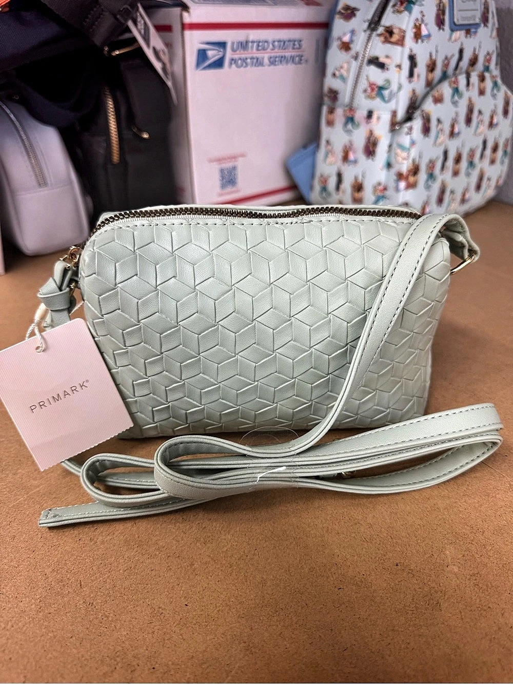 Primark Geometric Crossbody in Green NWT